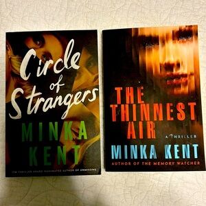Minka Kent- new release Circle of Strangers and The Thinnest Air